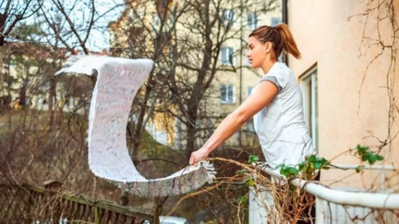 Malatya'da ilginç dava! Balkondan halı silkeledi, 3 ay hapis cezası aldı