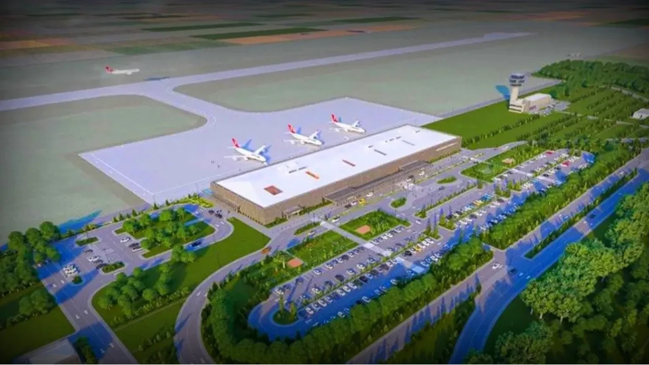 Bayburt-Gümüşhane Havalimanı’nda üstyapı çalışmaları sürüyor