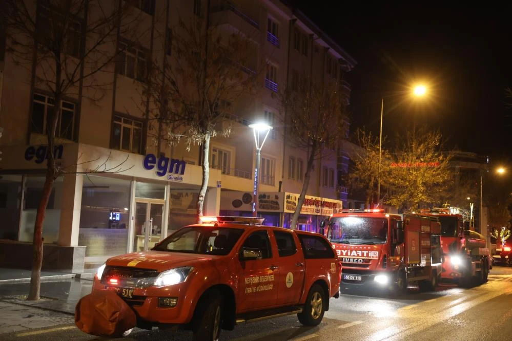 Nevşehir'de baca yangını iş yeri sahibi ile kiracının kavgasına sahne oldu