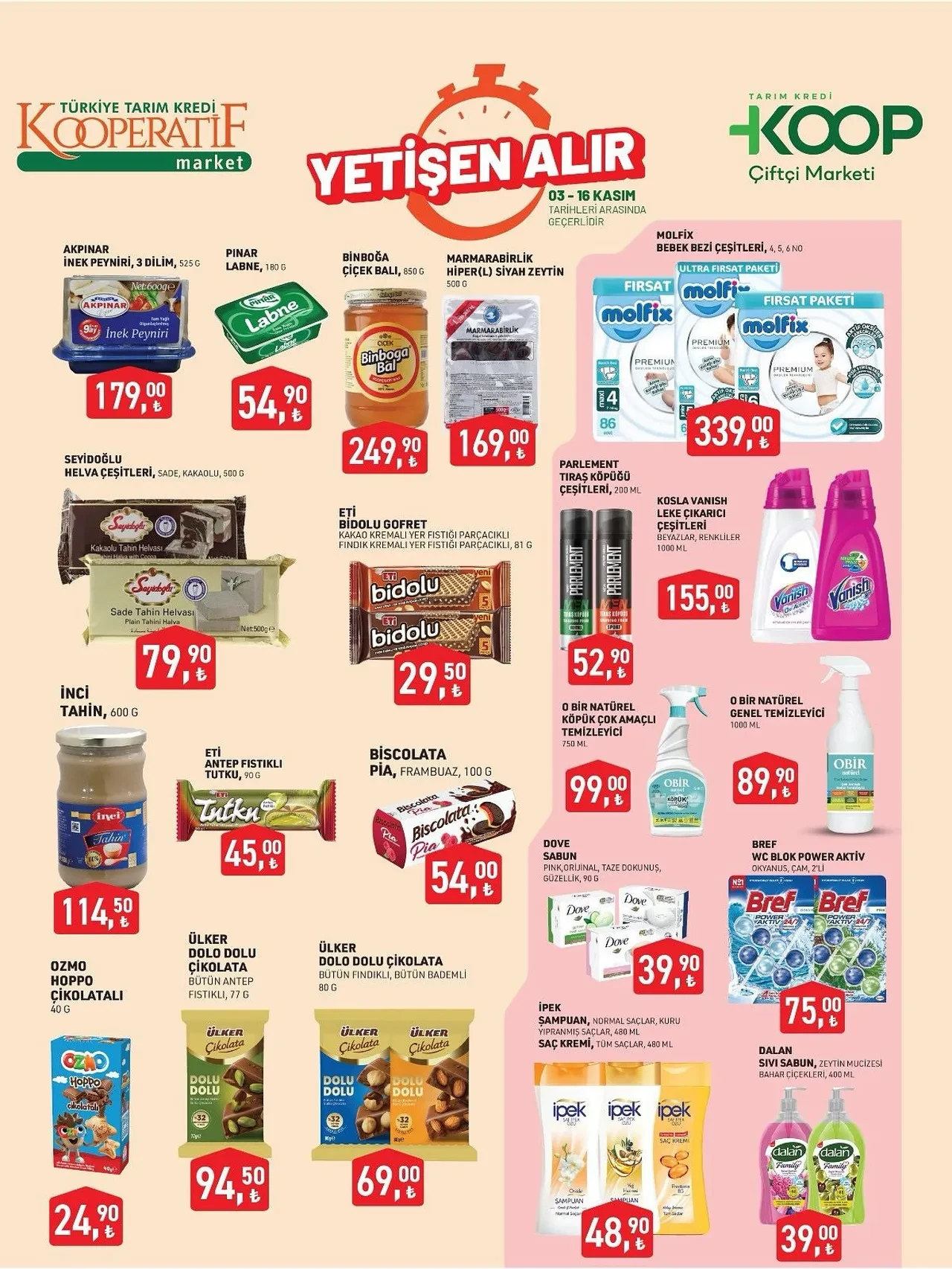 Tarım Kredi Kooperatifi Kasım kataloğu fırsatlarla geldi! İşte 5-22 Kasım Tarım Kredi indirimleri