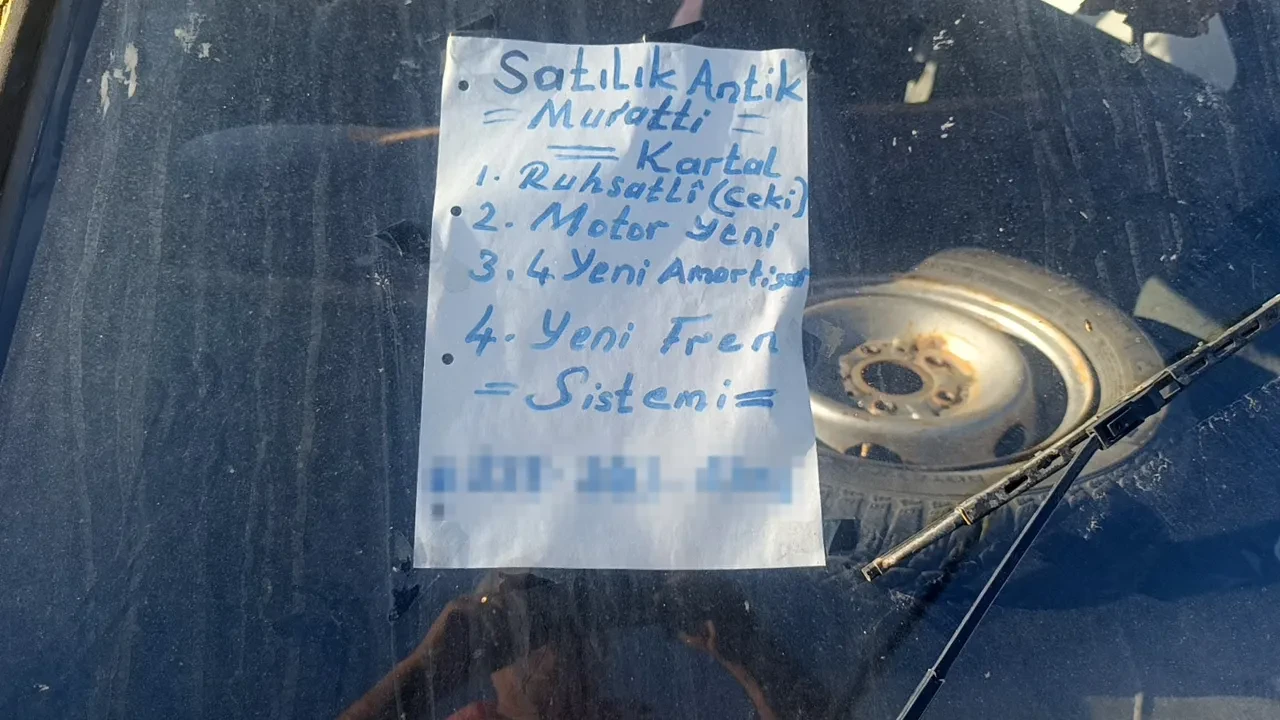 41 yaşındaki araca 100 TL istiyor! Bakın ilanda ne yazıyor