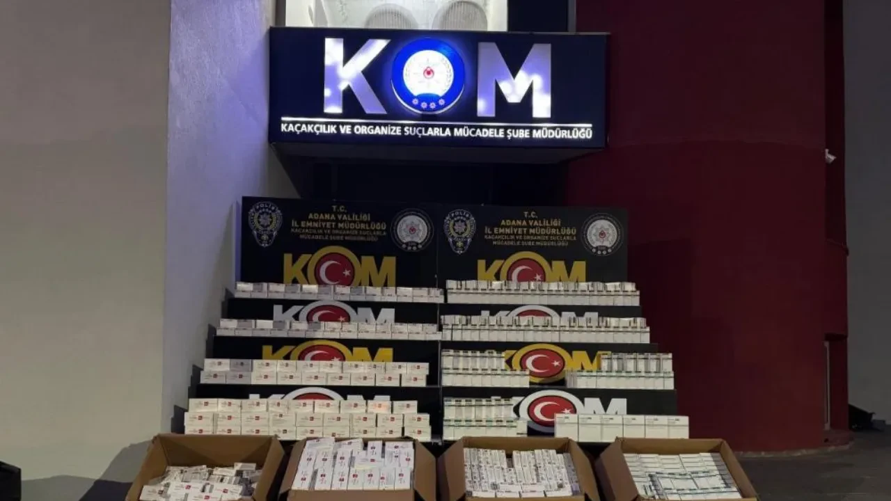 Adana’da kaçak ilaç operasyonu