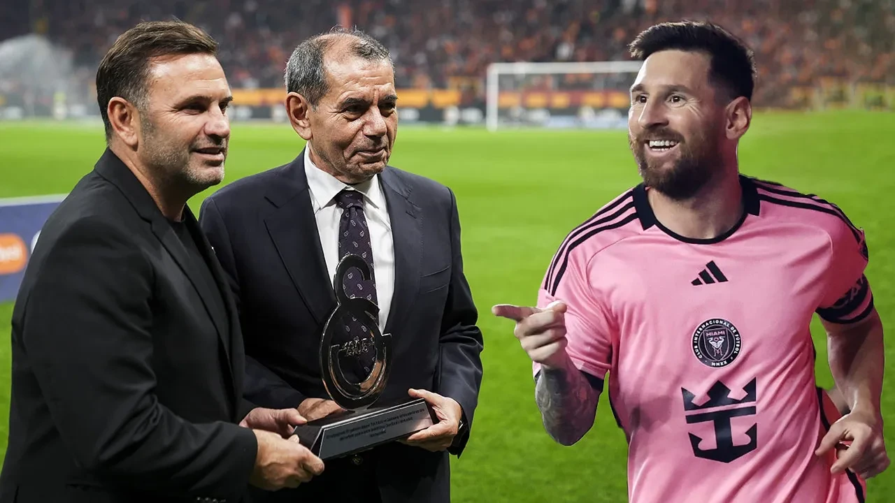 Dursun Özbek'ten Galatasaraylıları heyecanlandıran açıklama! Messi transferi için müjdeyi verdi