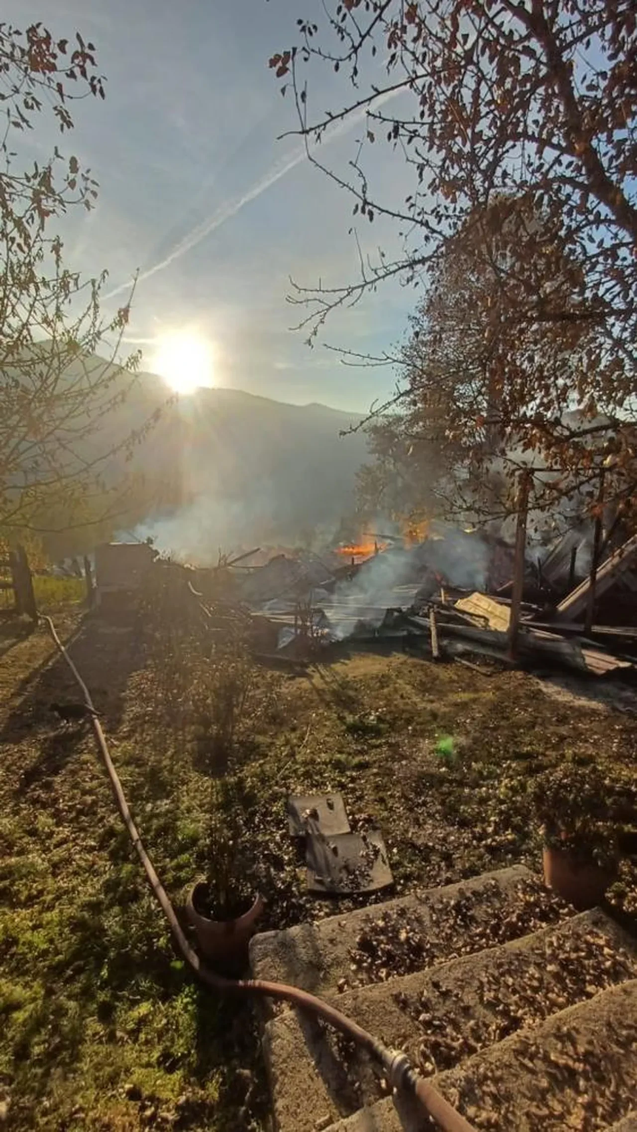 Evden geriye sadece toz kaldı!