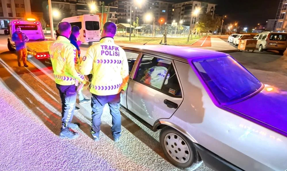 Aksaray'da drift atıp kaçan sürücüye 54 bin 879 TL ceza kesildi