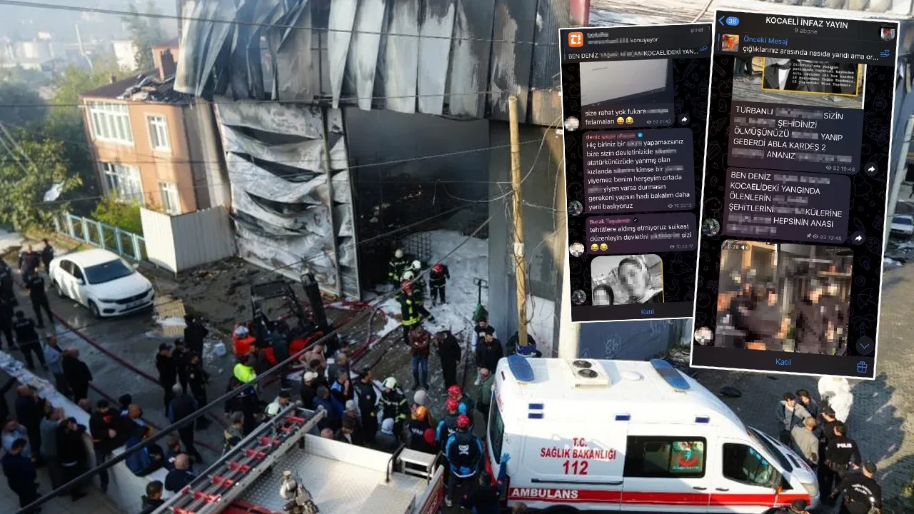 Kocaeli'de parfüm deposundaki yangında ölenlere küfür ettiler! Skandal paylaşımlar şoke etti