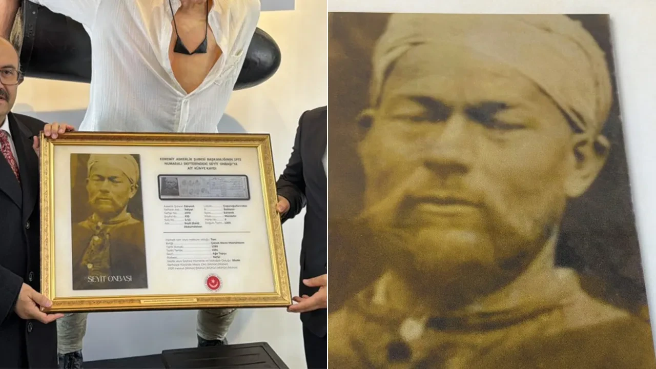 Çanakkale kahramanı Seyit Onbaşı'nın gençlik fotoğrafı ve künye defteri ortaya çıktı