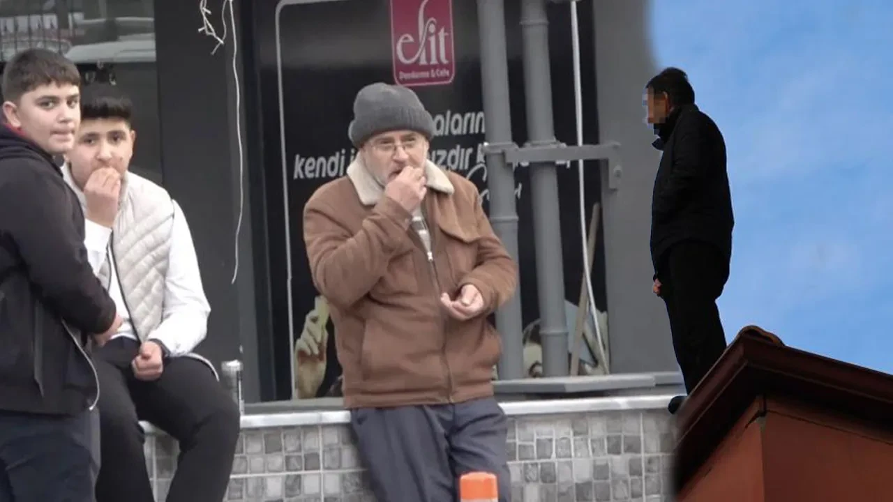 Çekirdek çitleyerek izlediler! Çorum'da intihar girişimini emniyet müdürü engelledi