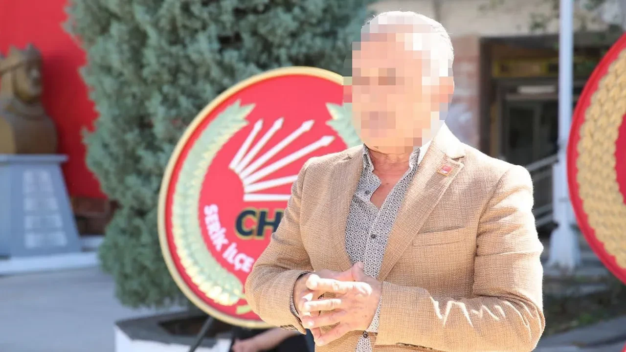 CHP Serik İlçe Başkanına ev hapsi kararı