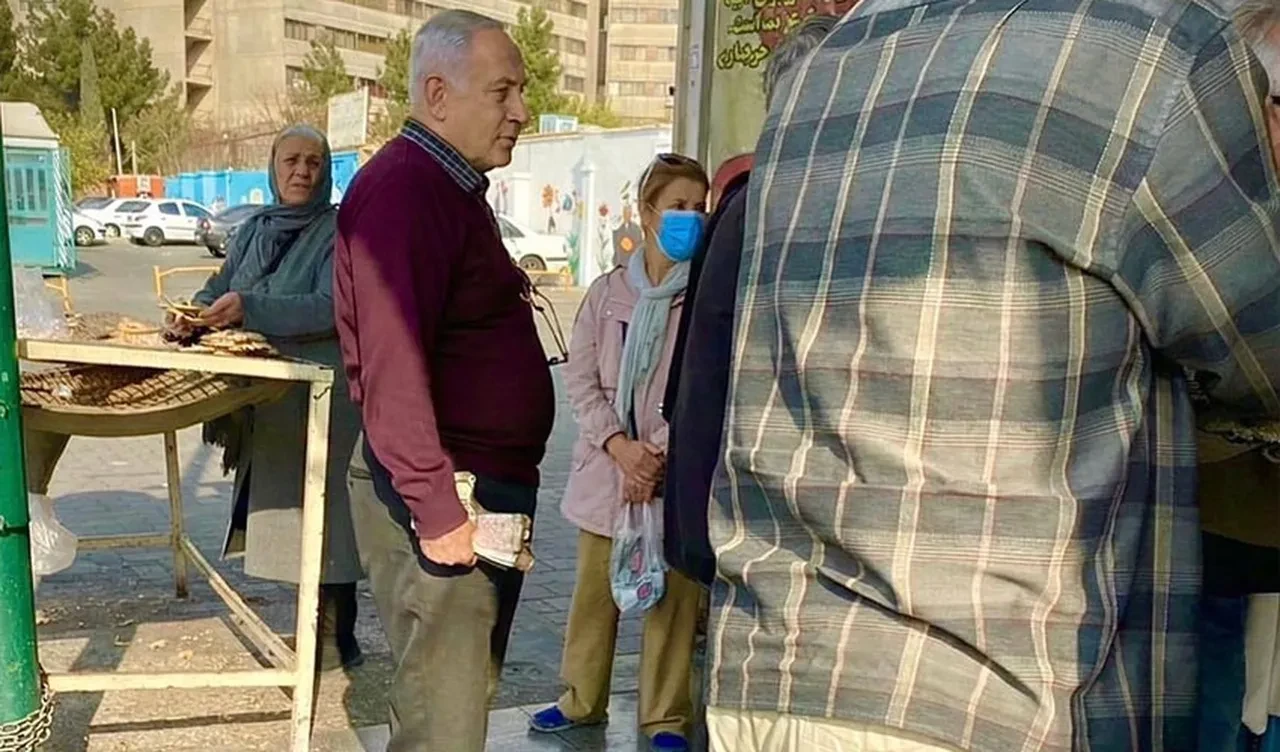 Netanyahu, İran'da ekmek sırasına girdi! Sosyal medya karıştı