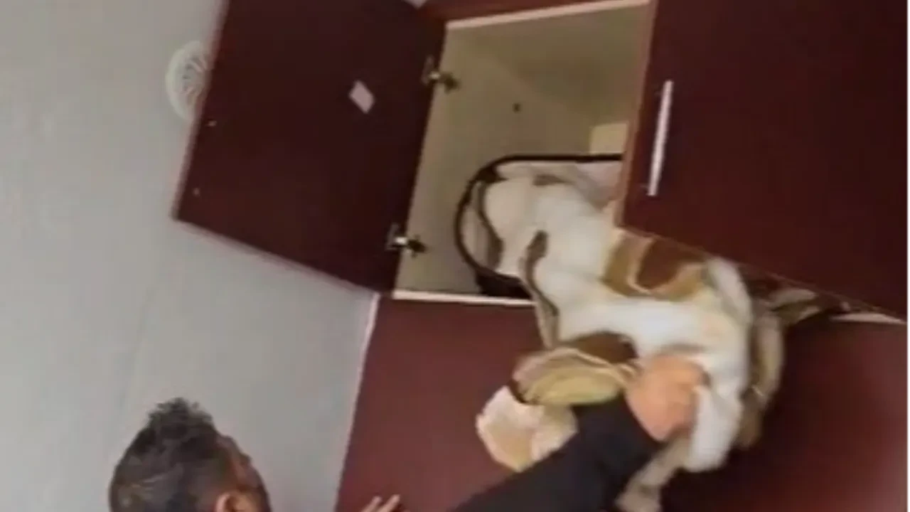 Yakalandığı yer şoke etti: 49 farklı suçtan aranana şahıs gardıroptan çıktı! Görüntüler kamerada