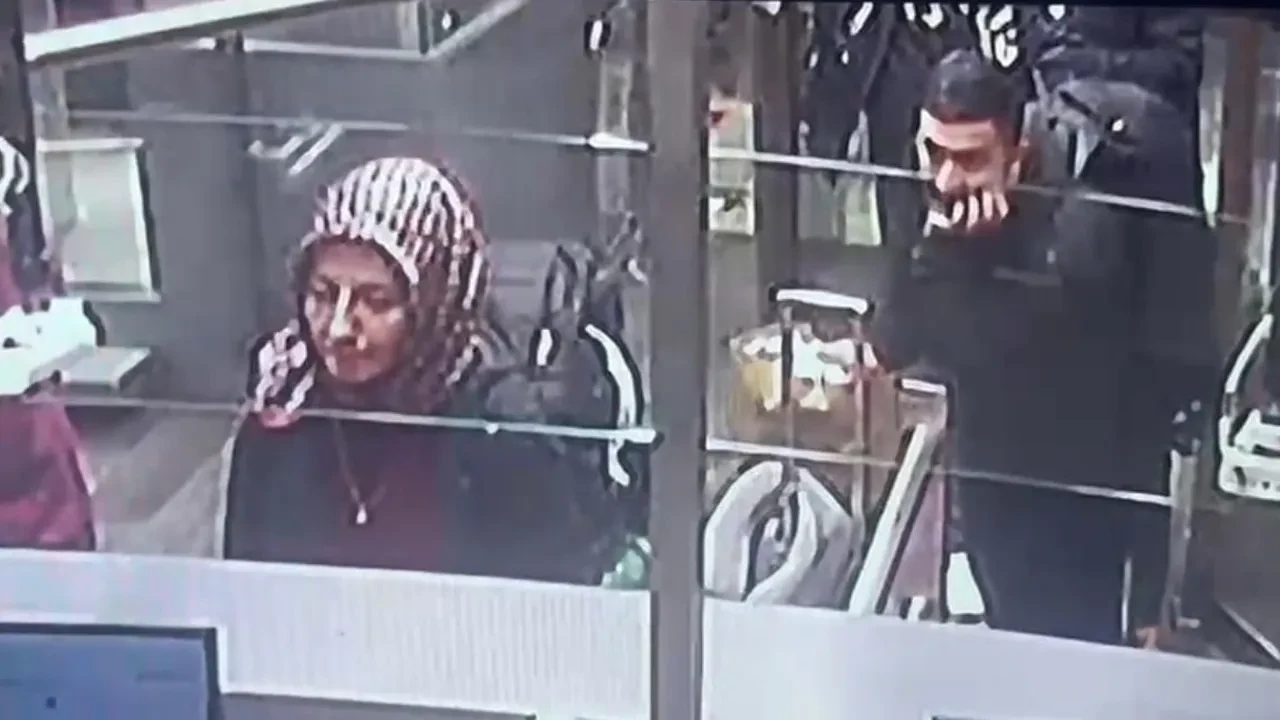 Adliye soyguncusu kaçarken böyle görüntülendi