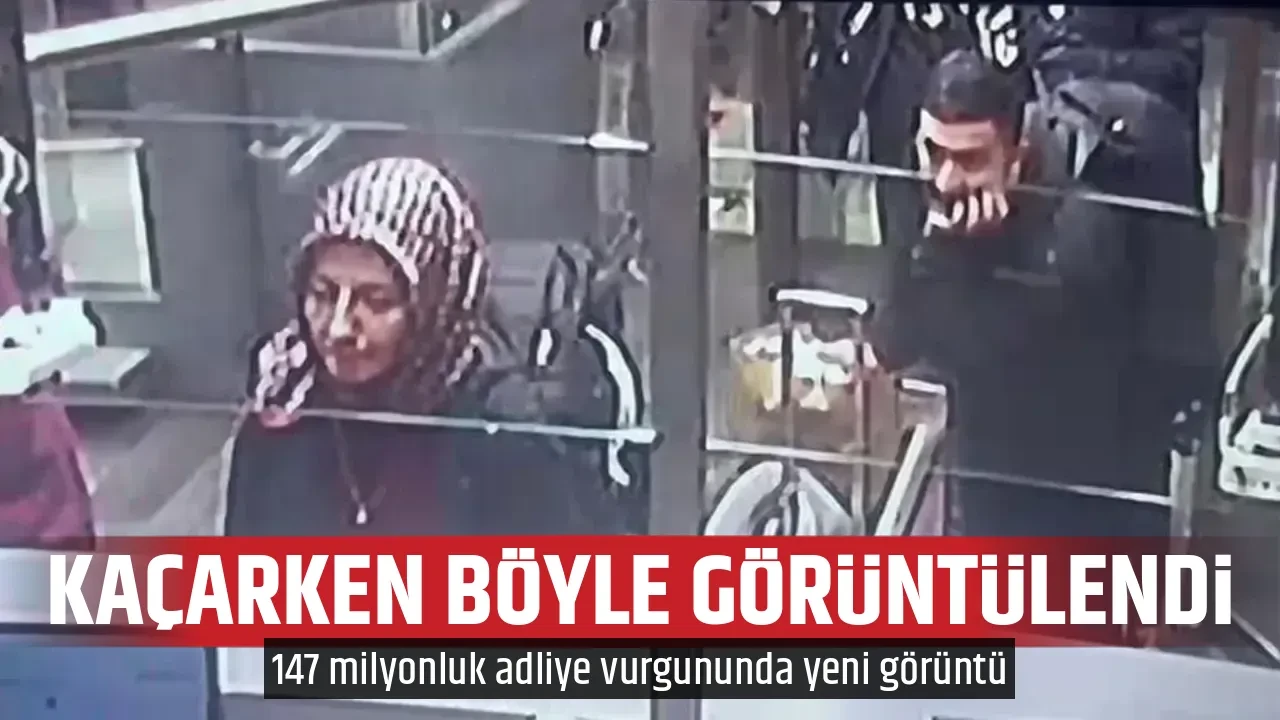 KAÇARKEN BÖYLE GÖRÜNTÜLENDİ
