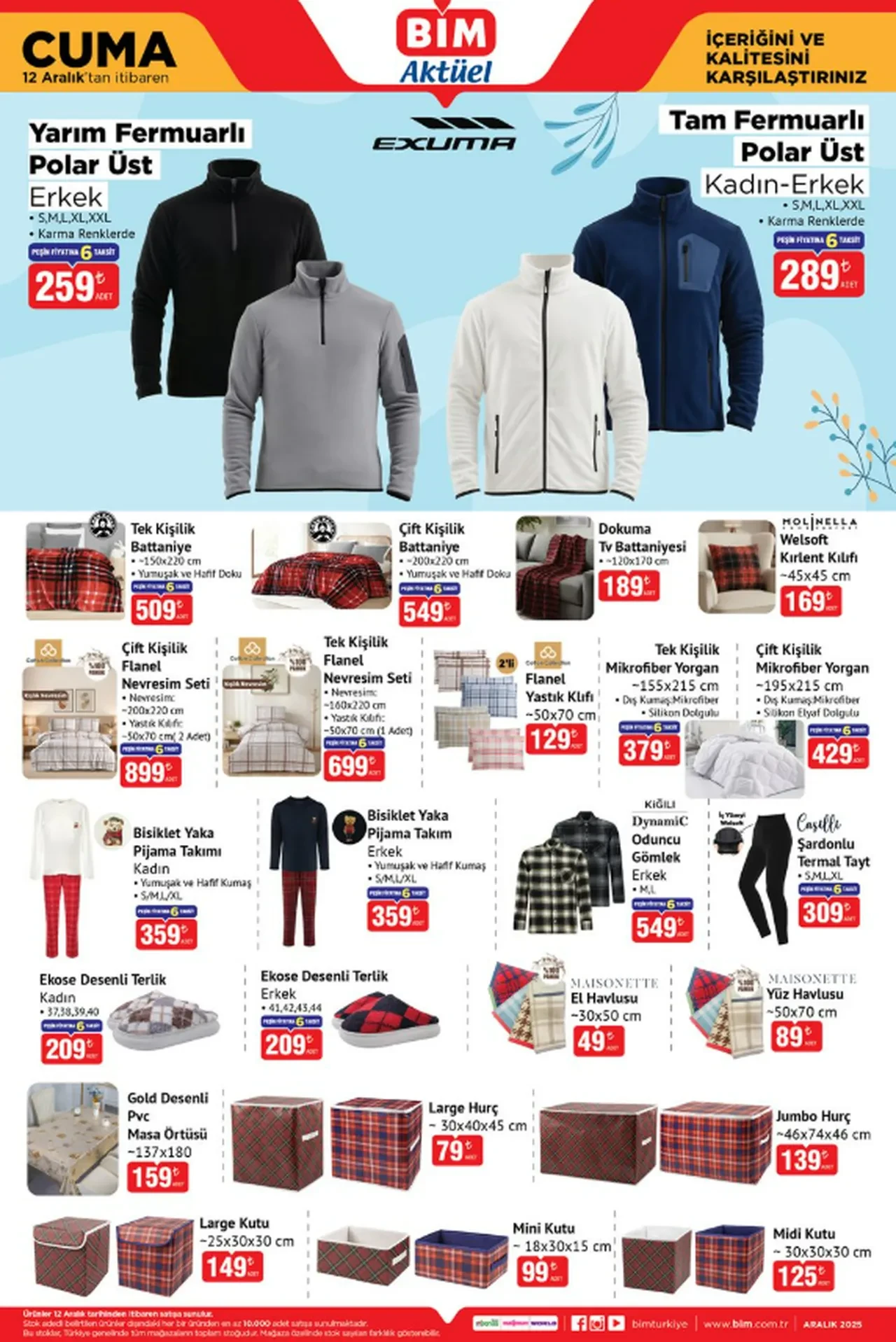 BİM Aktüel 12 Aralık ürün katalogu! Bu Cuma BIM'e gelecek olan ürünler arasında Lego ve ısıtıcı yer aldı