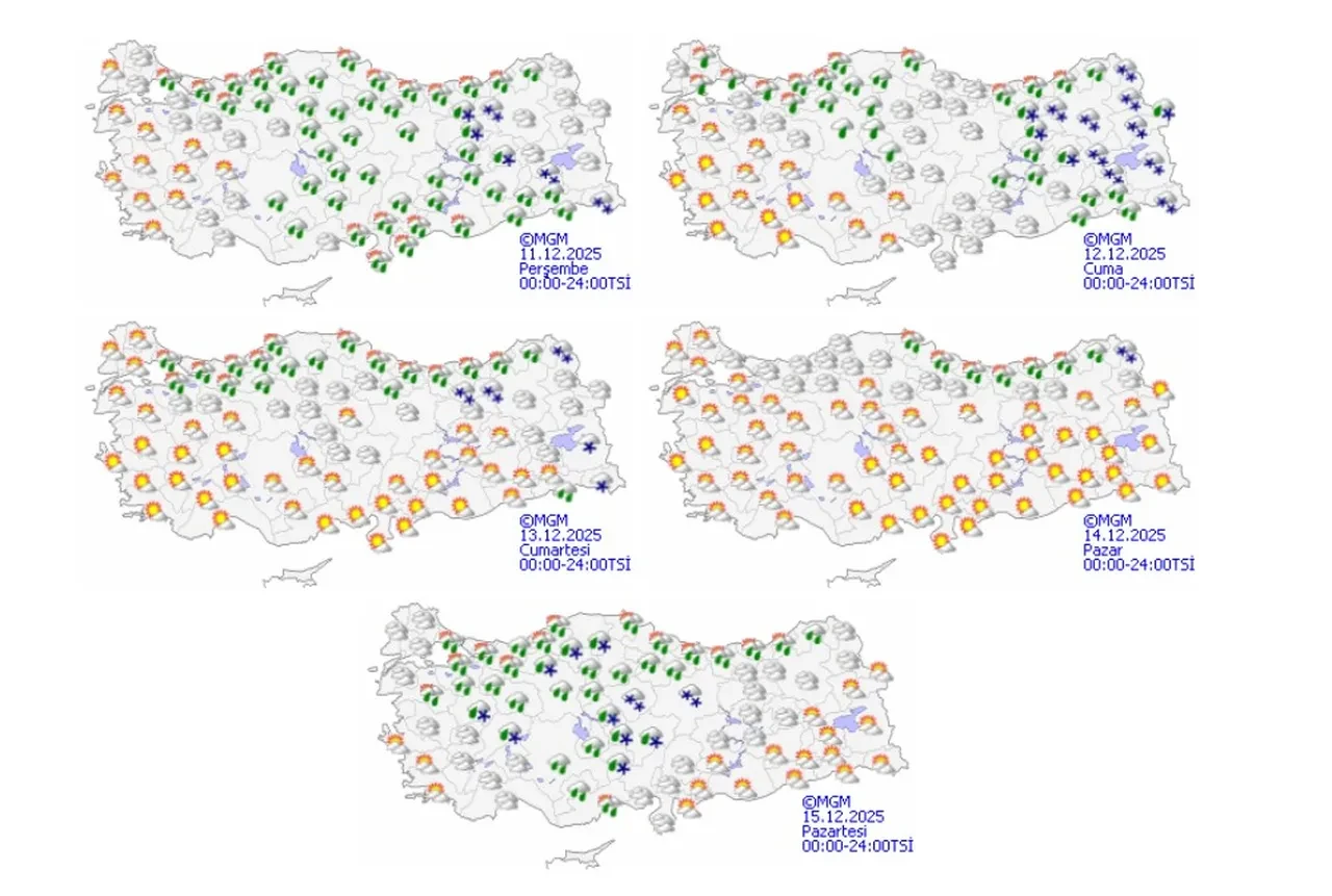 Meteoroloji'den birçok ile kar yağışı uyarısı! Tarih verildi, günlerce sürecek
