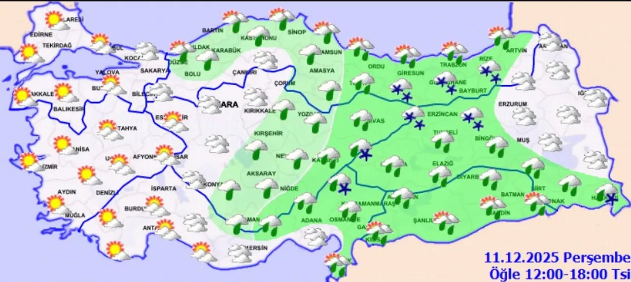Meteoroloji'den birçok ile kar yağışı uyarısı! Tarih verildi, günlerce sürecek