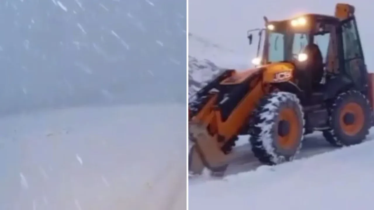 Siirt'te yoğun kar yağışı! Mücadele ekipleri harekete geçti