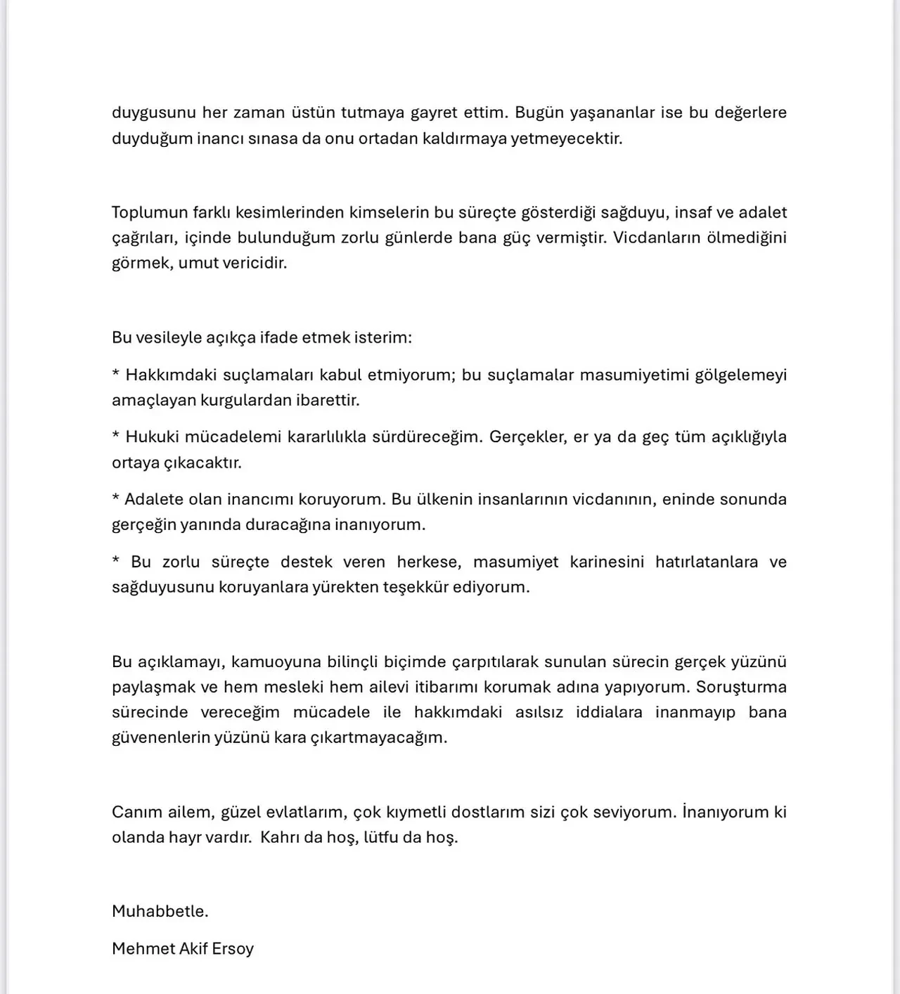 Mehmet Akif Ersoy tutuklandıktan sonra ilk açıklamasını yaptı! Dikkat çeken 'gizli tanık' detayı