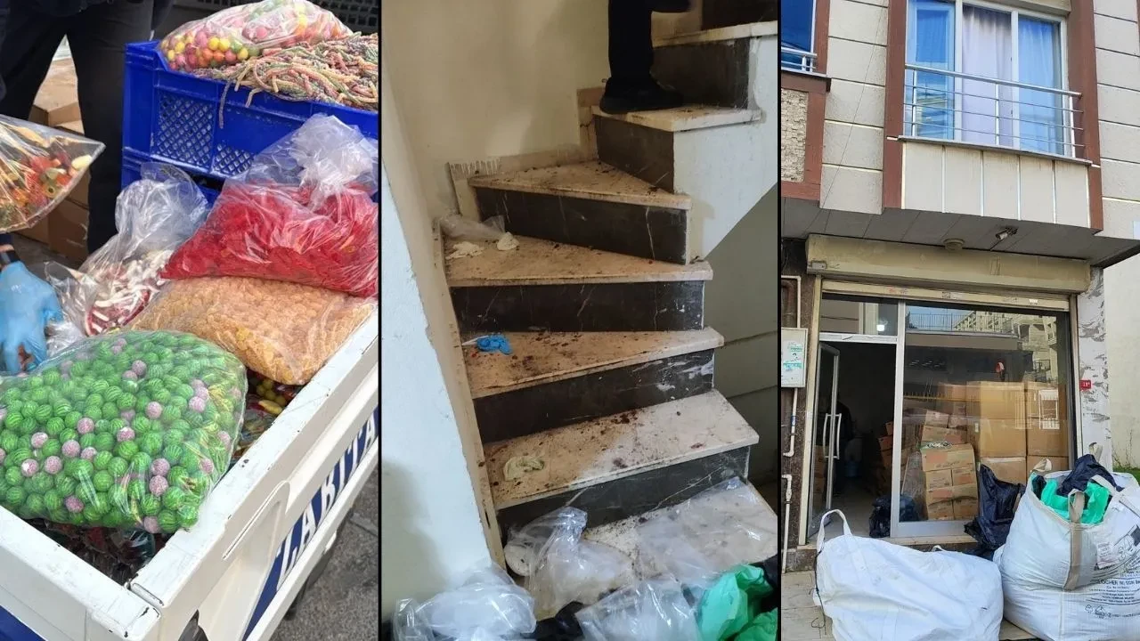 Çocukların sağlığını hiçe saydılar! 9 ton merdiven altında ele geçirildi