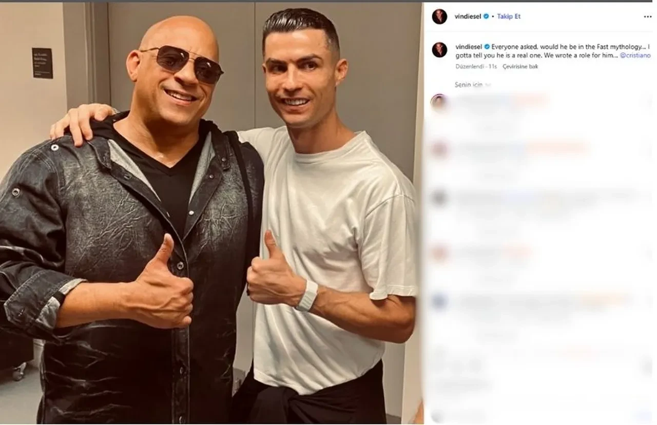 Cristiano Ronaldo oyuncu oluyor! Hızlı ve Öfkeli'nin kadrosuna katıldı