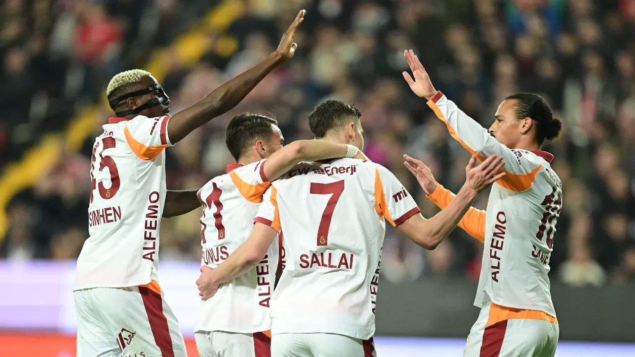 Galatasaray Antalyaspor deplasmanında kazandı: Trendyol Süper Lig'de lider hata yapmadı!