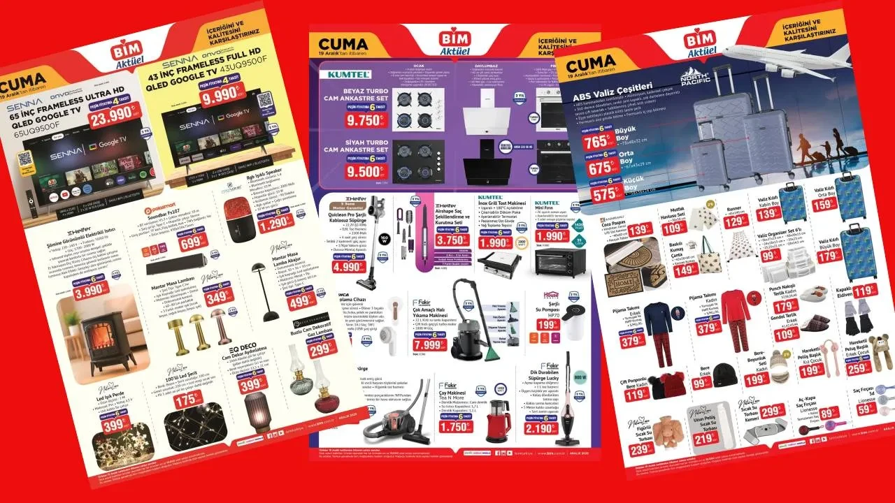 BİM 16-19 Aralık Aktüel Ürünler Kataloğu 2025: Elektronik ev ürünleri, dekorasyon ürünleri ve tencere seti geliyor