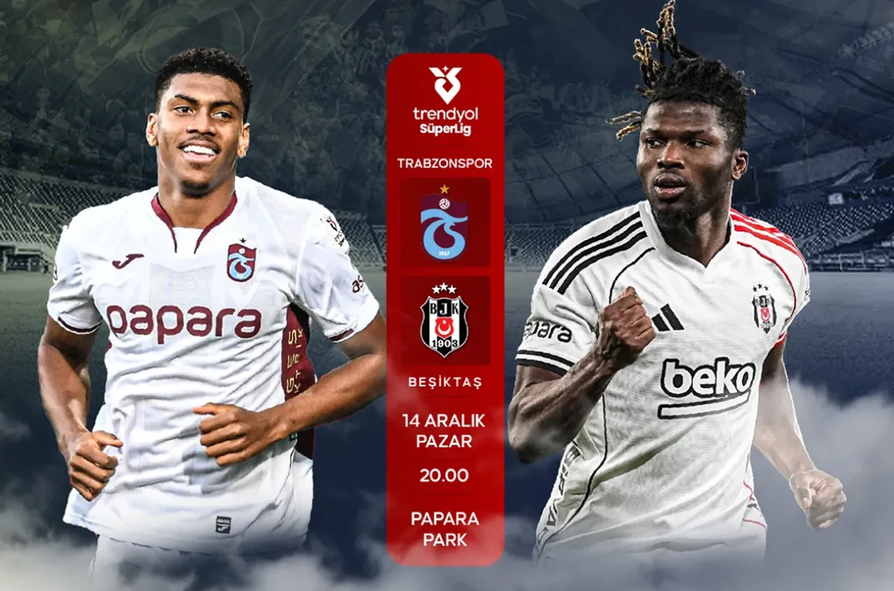 Trabzonspor Beşiktaş maçında kimler eksik, cezalı, sakat? Trabzonspor'da 5, Beşiktaş'ta 4 oyuncu yer almayacak