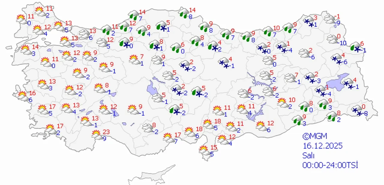 Yeni haftaya dikkat! Meteoroloji 18 ili uyardı: Kuvvetli kar yağışı geliyor