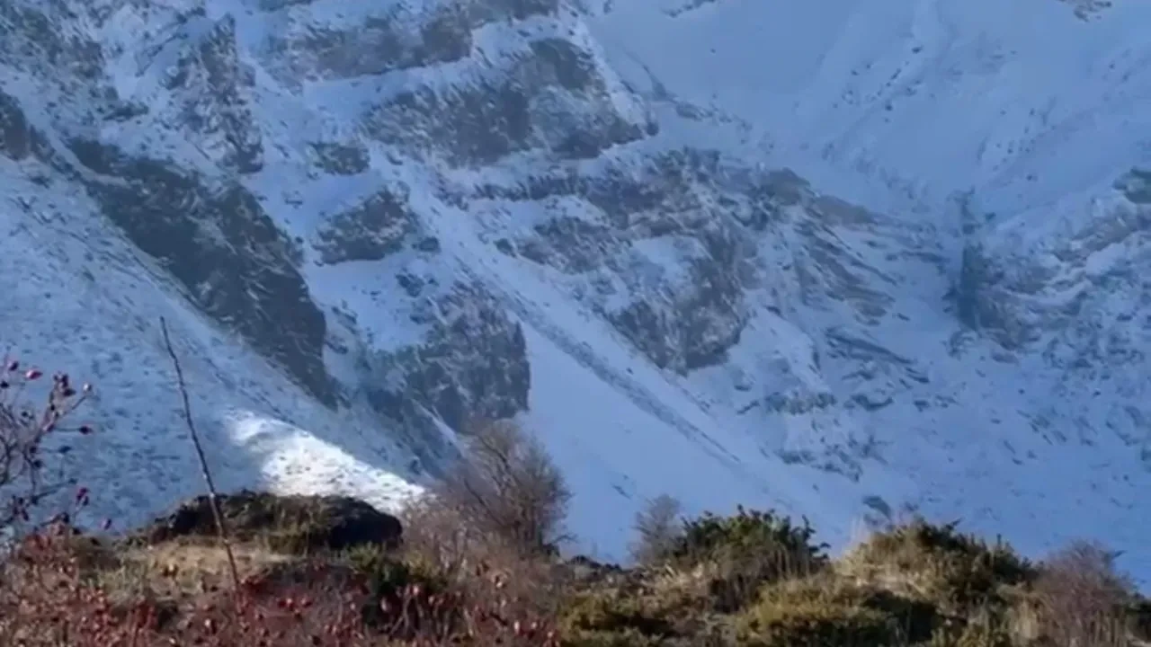 Ağrı Dağı'nda çığ düştü!