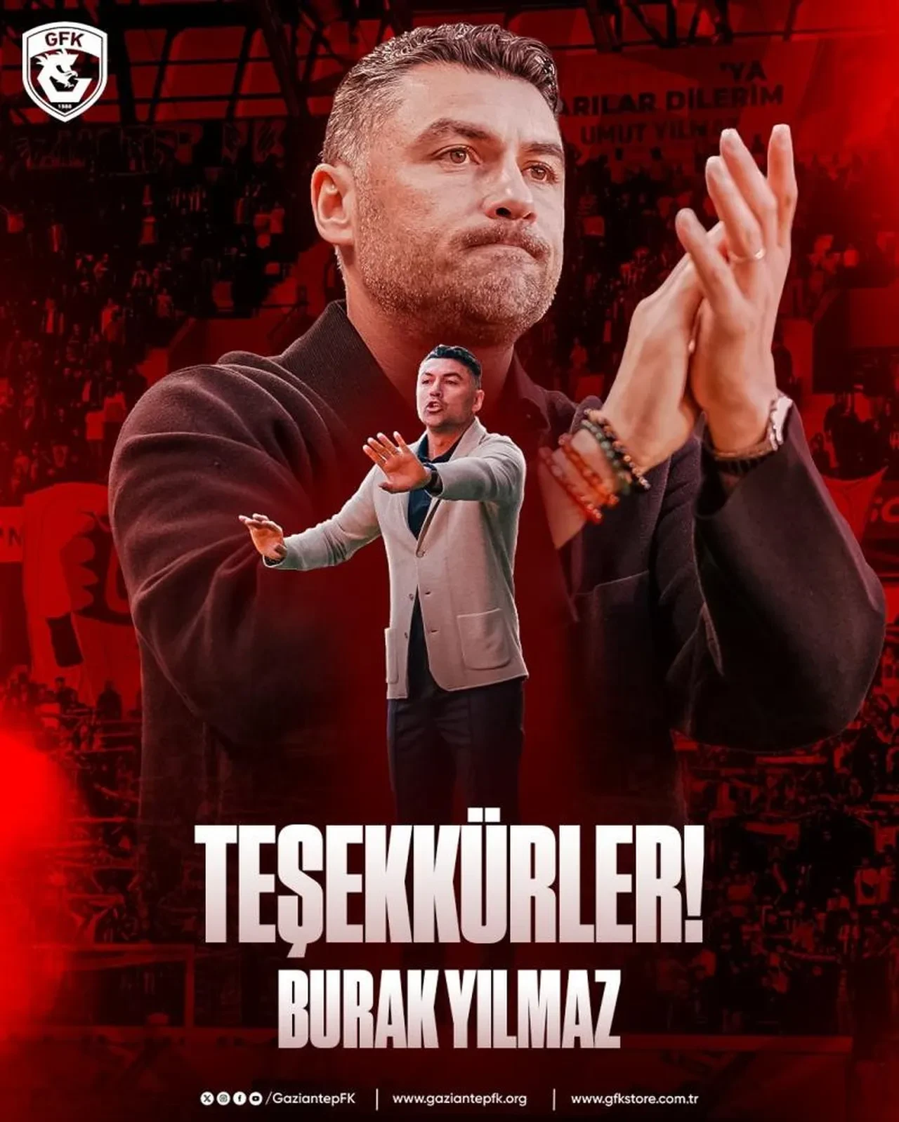 Gaziantep FK'de Burak Yılmaz dönemi sona erdi