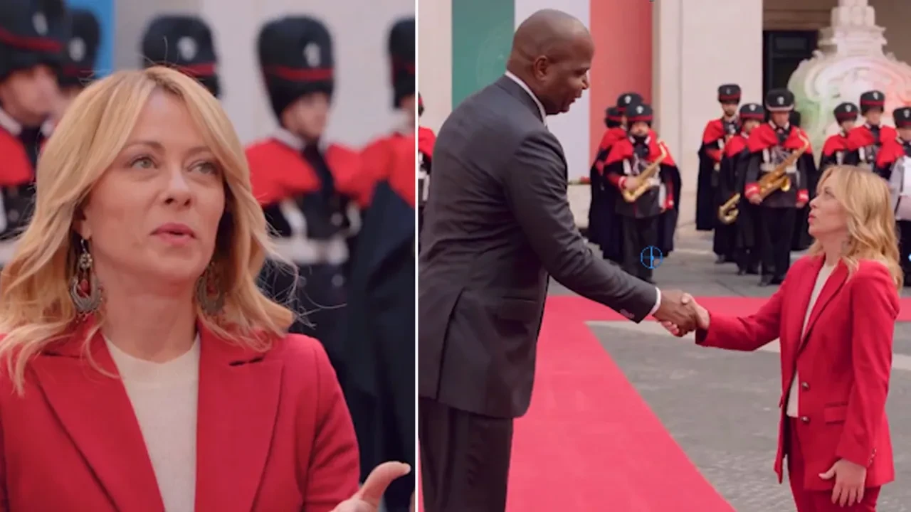 Meloni'nin tepkisi, mimikleri yine çok konuşuldu: Mozambik lideri Chapo'yu ağırladı