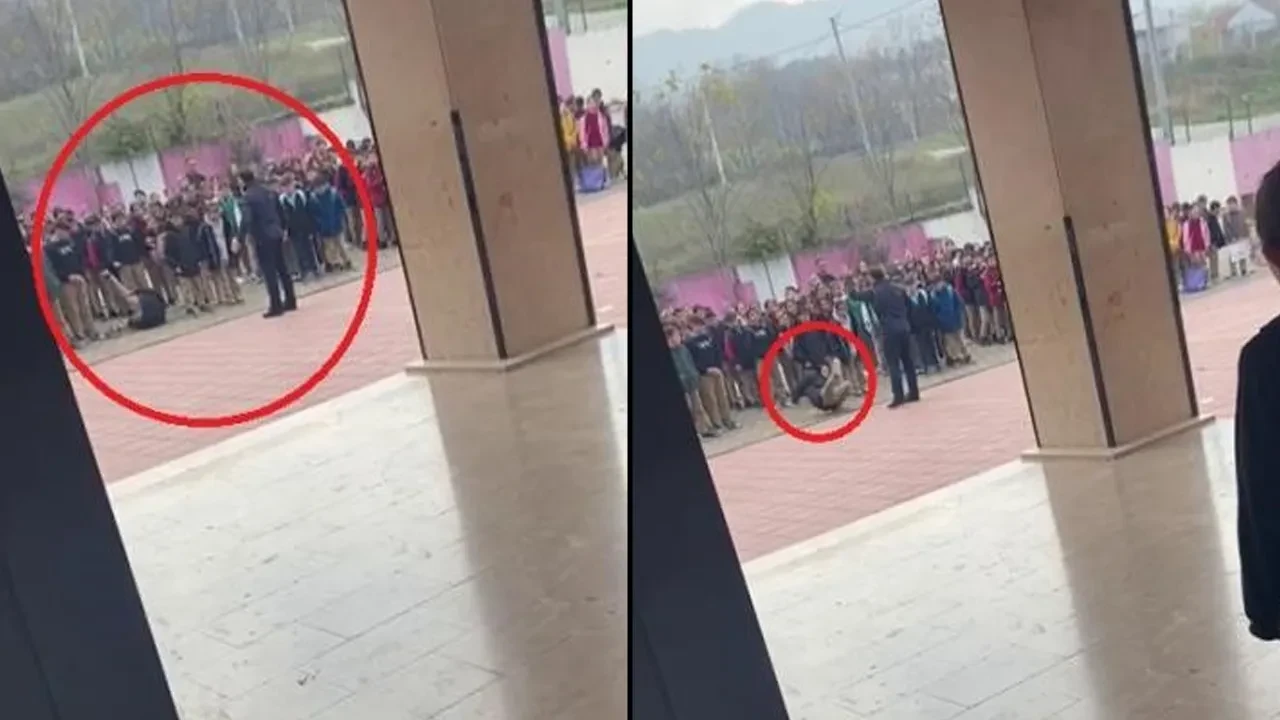 Öğrencisini dövdü, tutup yere fırlattı! Okul müdüründen kan donduran sözler: Seni buraya gömerim