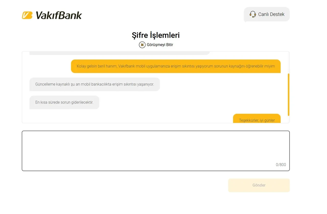 Vakıfbank mobil çöktü mü, neden açılmıyor? 15 Aralık Vakıfbank mobile neden giremiyorum?