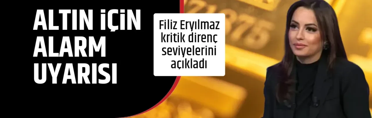 ALTIN İÇİN ALARM UYARISI