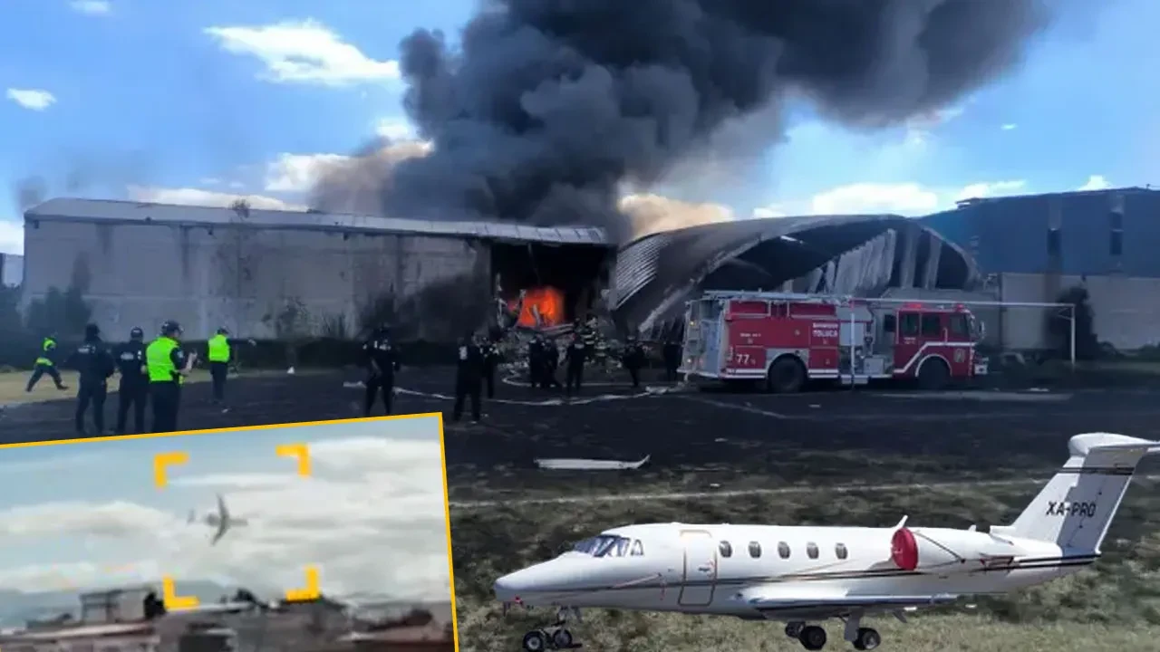 Meksika'da uçak kazası! Acil iniş yaparken düştü: En az 7 ölü