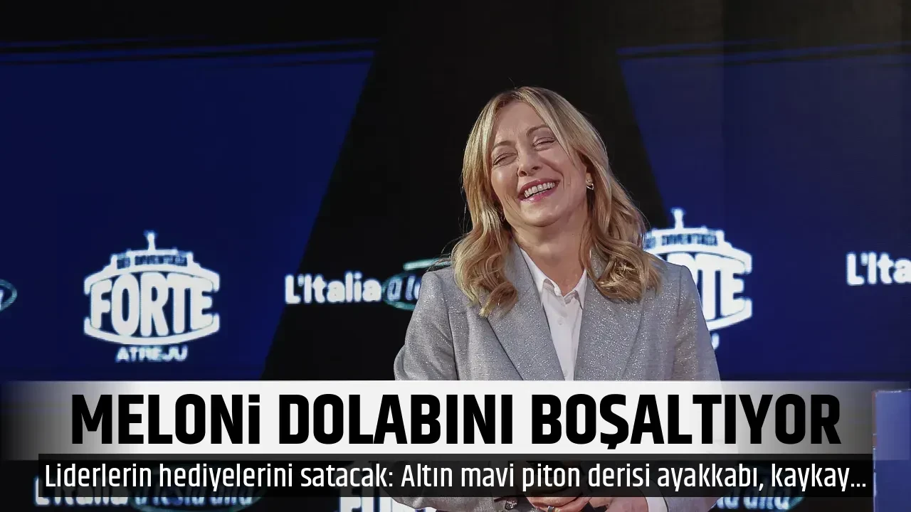 MELONİ DOLABINI BOŞALTIYOR