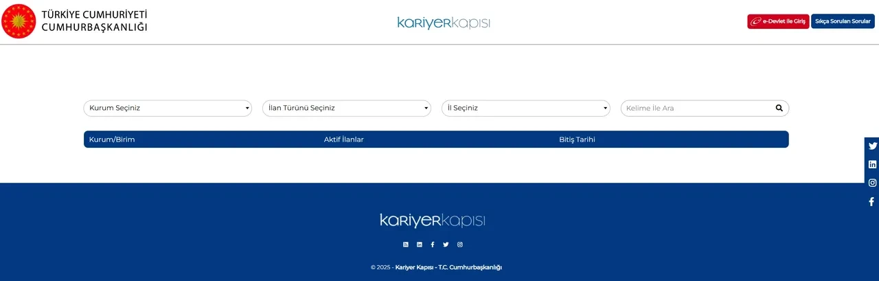 Aile Bakanlığı 3000 personel alımı başvuru ekranı ve şartları! 3 bin personel alımı yapılacak