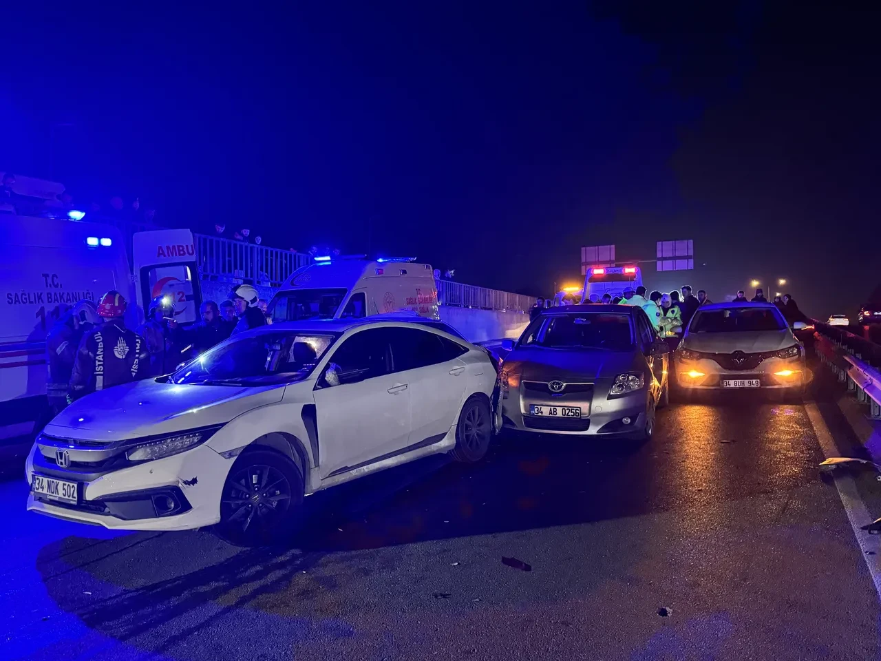 Çekmeköy'de zincirleme kaza: 7 yaralı