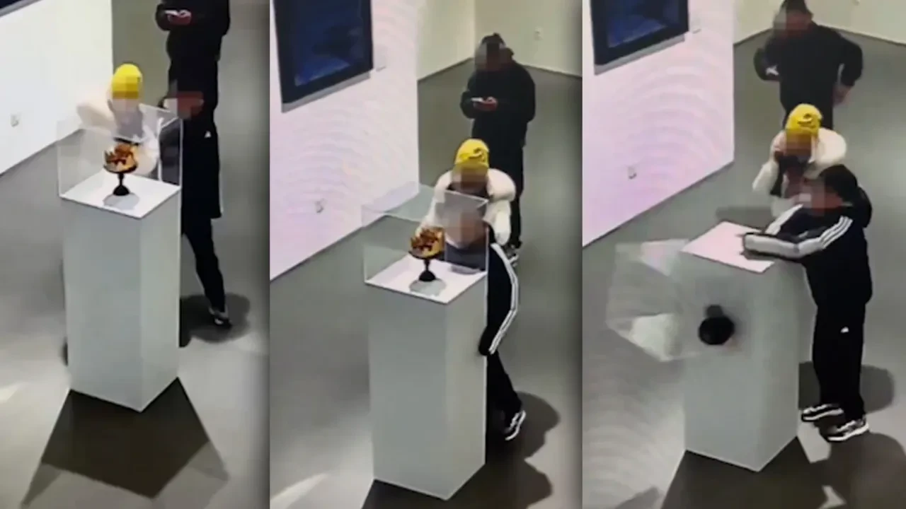 Çocuk altın taca yakından bakmak isteyince olanlar oldu: 2,3 milyon TL'lik zarar