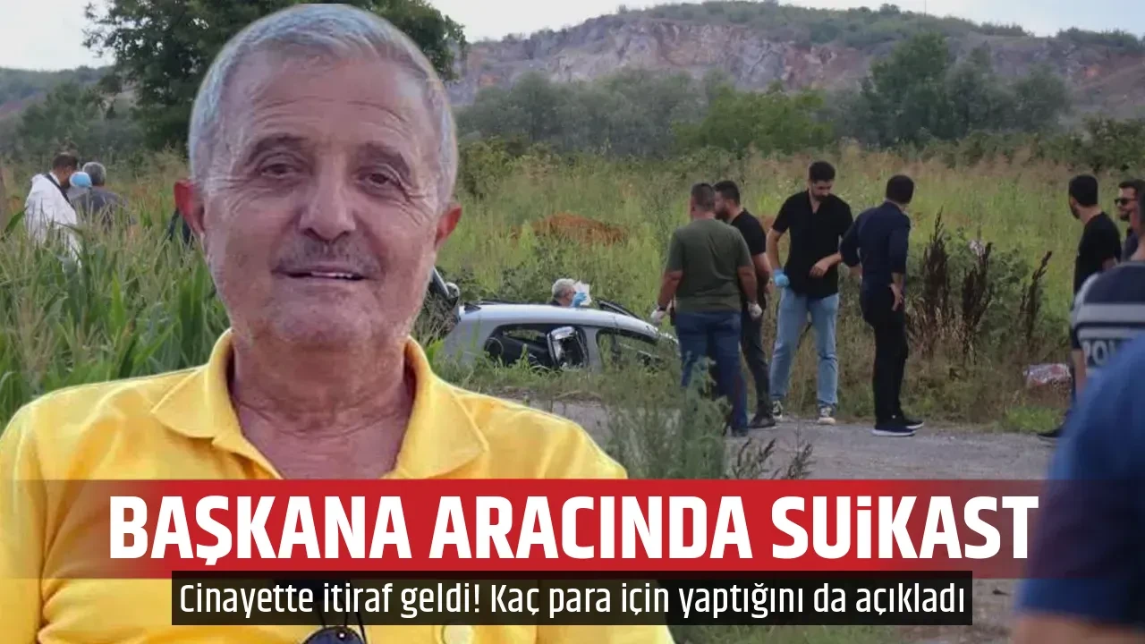 BAŞKANA ARACINDA SUİKAST