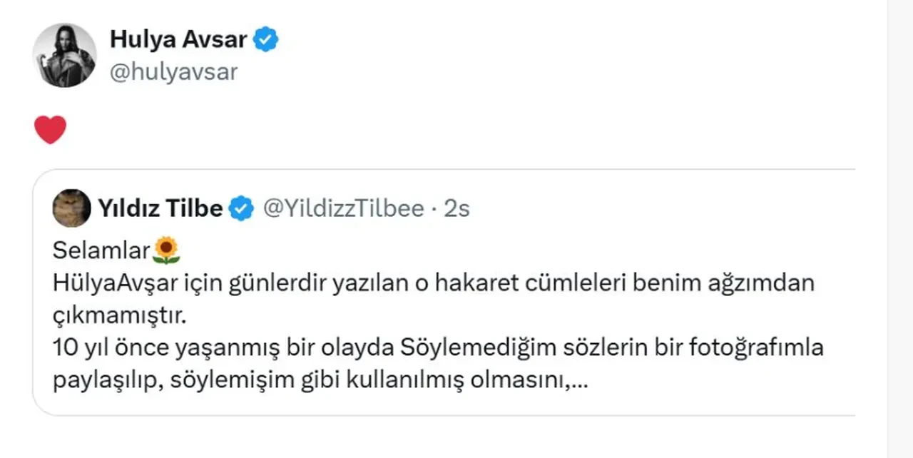 Yıldız Tilbe söylemiş gibi Hülya Avşar'a hakaret ettiler! İlk açıklama geldi 