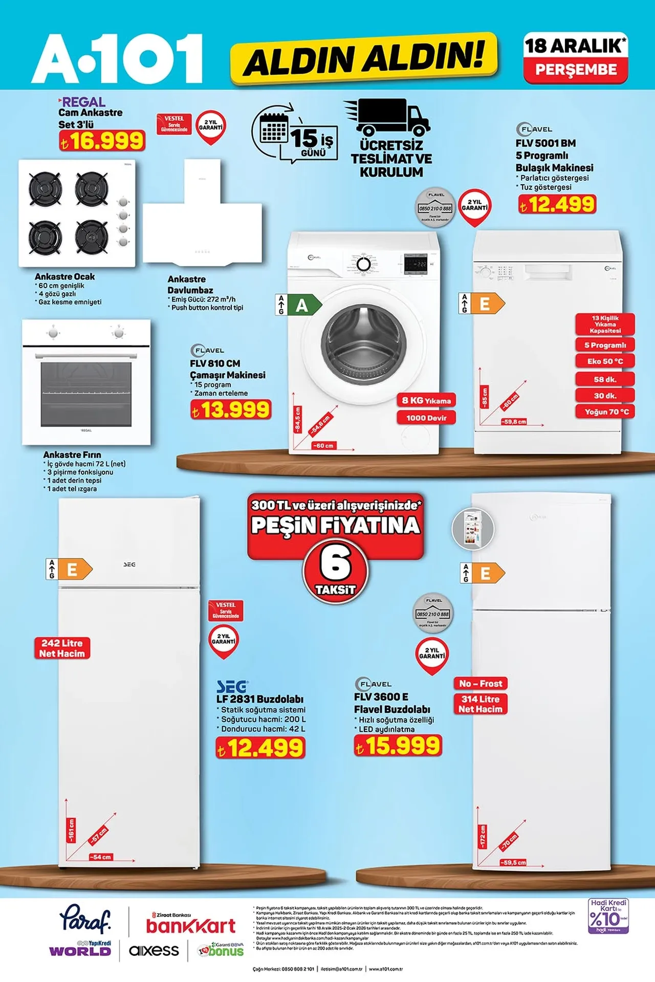 A 101 18 Aralık 2025 kataloğu! A101 aktüel indirimli ürünler kataloğunda Gaming Direksiyon, Pedal ve Vites Seti, Philips 4440 Serisi LatteGo Tam Otomatik Espresso Makinesi