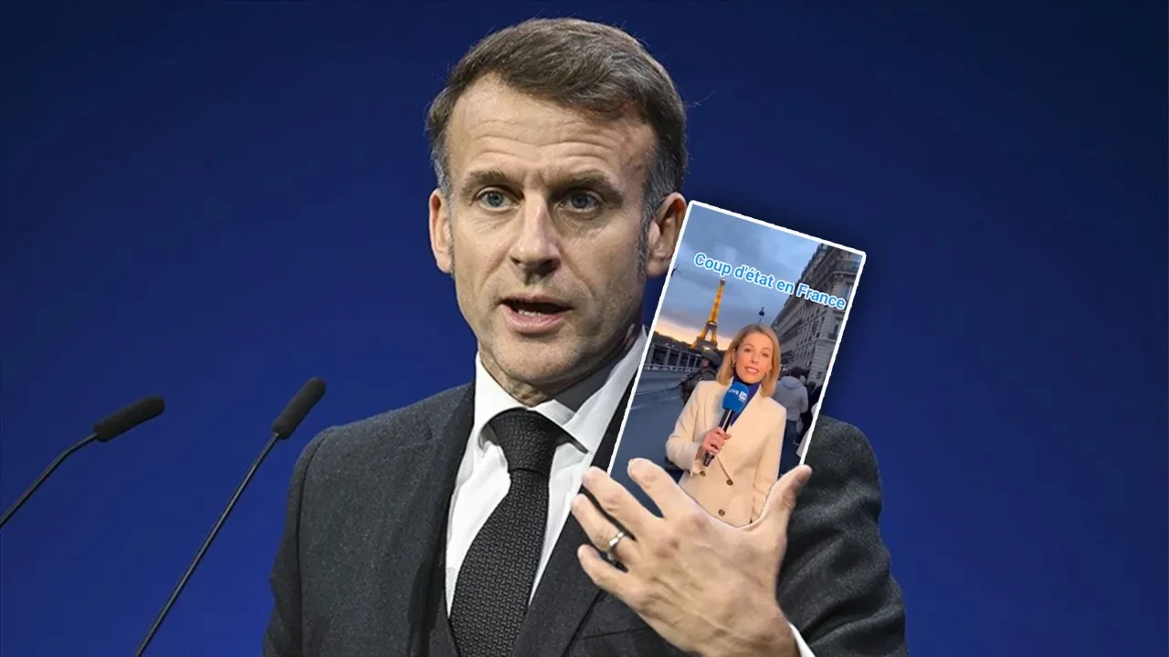 'Fransa'da darbe' videosu ortalığı karıştırdı: Macron'a 'neler oluyor?' mesajı yağdı, gerçek ortaya çıktı