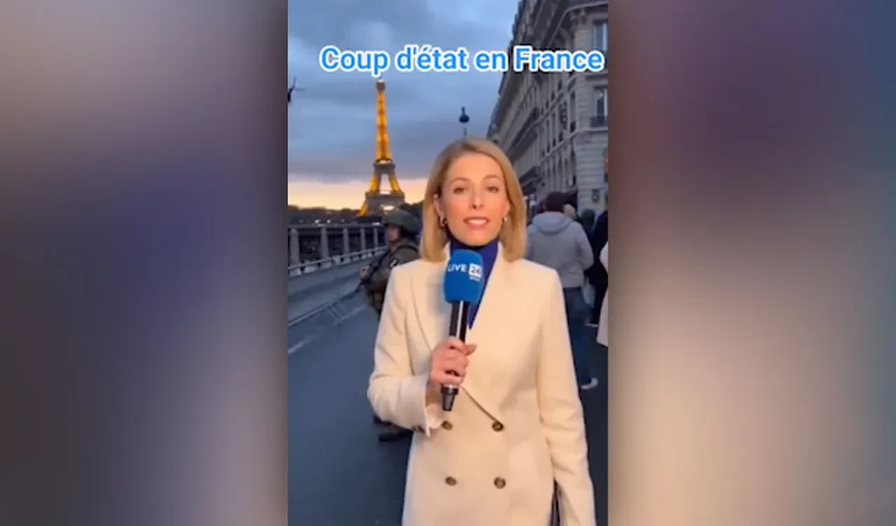 'Fransa'da darbe' videosu ortalığı karıştırdı: Macron'a 'neler oluyor?' mesajı yağdı, gerçek ortaya çıktı