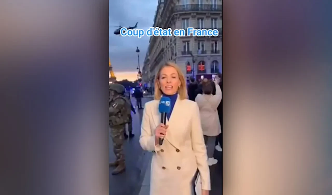 'Fransa'da darbe' videosu ortalığı karıştırdı: Macron'a 'neler oluyor?' mesajı yağdı, gerçek ortaya çıktı