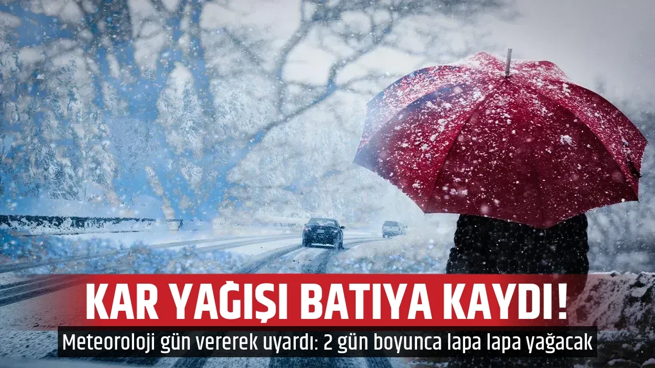KAR YAĞIŞI BATIYA KAYDI!
