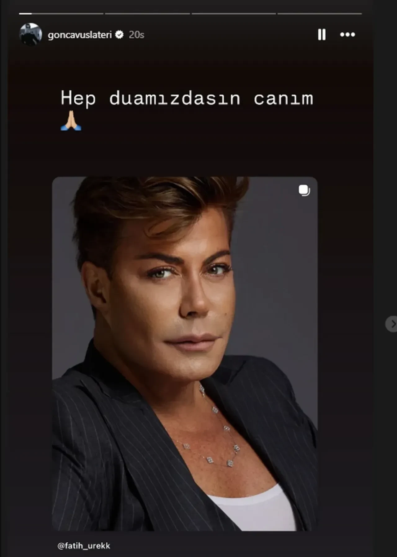 Özlem Gürses Fatih Ürek'in son sağlık durumunu paylaştı