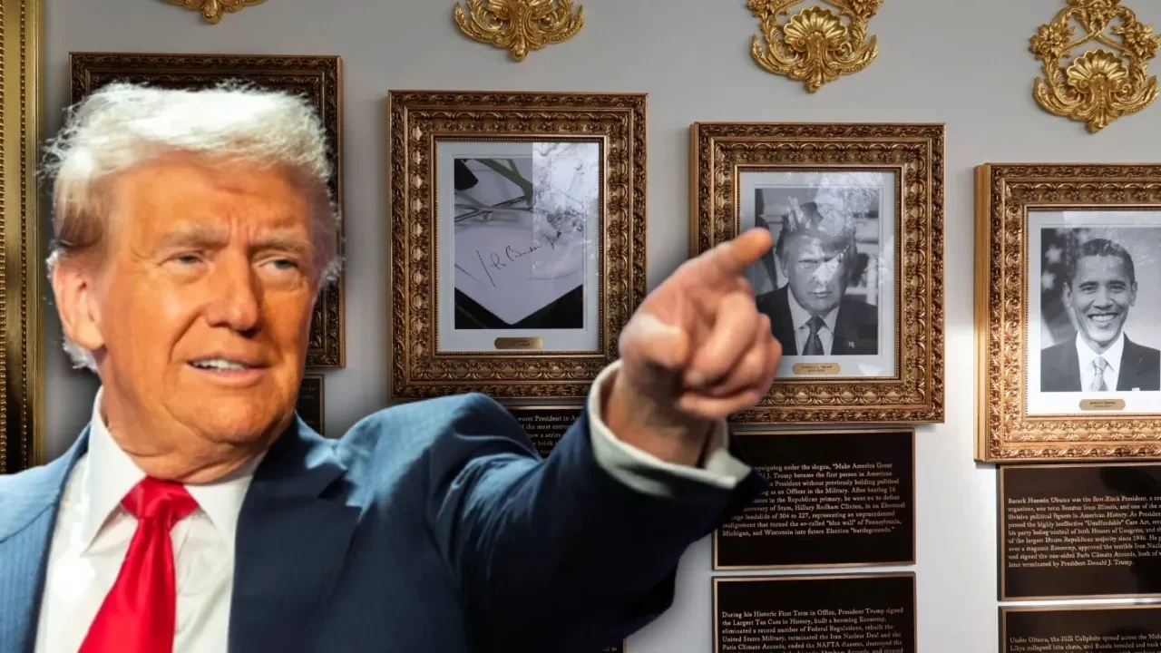 Trump bunu da yaptı: 'Başkanlık Şöhret Yolu' üzerinde eski ABD liderlerine hakaretler