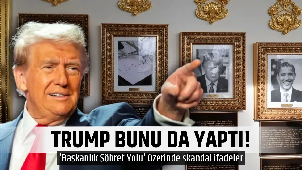 TRUMP BUNU DA YAPTI!