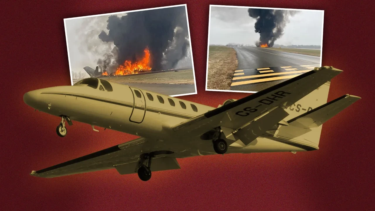 Havalimanında facia! Ünlü NASCAR pilotunun özel jeti yere çakıldı